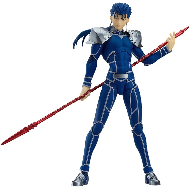 Max Factory Original Figma Lancer - Cu Chulainn Anime Action Figures Toys for Boys Christmas Gift Collectible Model Ornaments