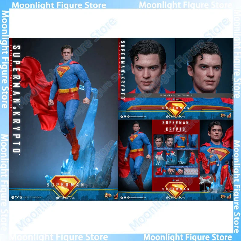 Auf Lager HotToys MMS812 Superman Krypto 1/6 Soldatenfigur Animations-Actionfigur Spielzeug Geschenk Modell Kollektion