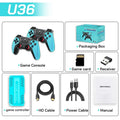 U36 Wireless Game Stick Retro Gaming Console S905 128G 50,000+ Games Support 40+ Classic Emulators For PS1/PSP 4K HDMI Kid Gifts