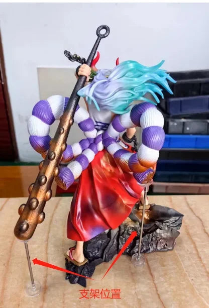 30cm Yamato One Piece Figures The Island of Ghost Girl Yamato Action Figures Kaidou Daughter Anime PVC Model Ornamen Toy