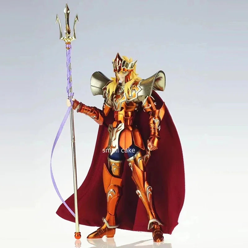 In Stock MST Model Saint Seiya EX Myth Cloth Metal Poseidon Poseidon Same Casual Wear Action Figure Toy Gift