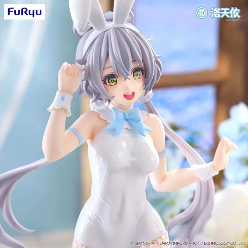28cm Genuine FuRyu Luo Tianyi Bunny Girl BiCute Bunnies Vsinger Anime Action Figure Model Toys Gift for Birthday