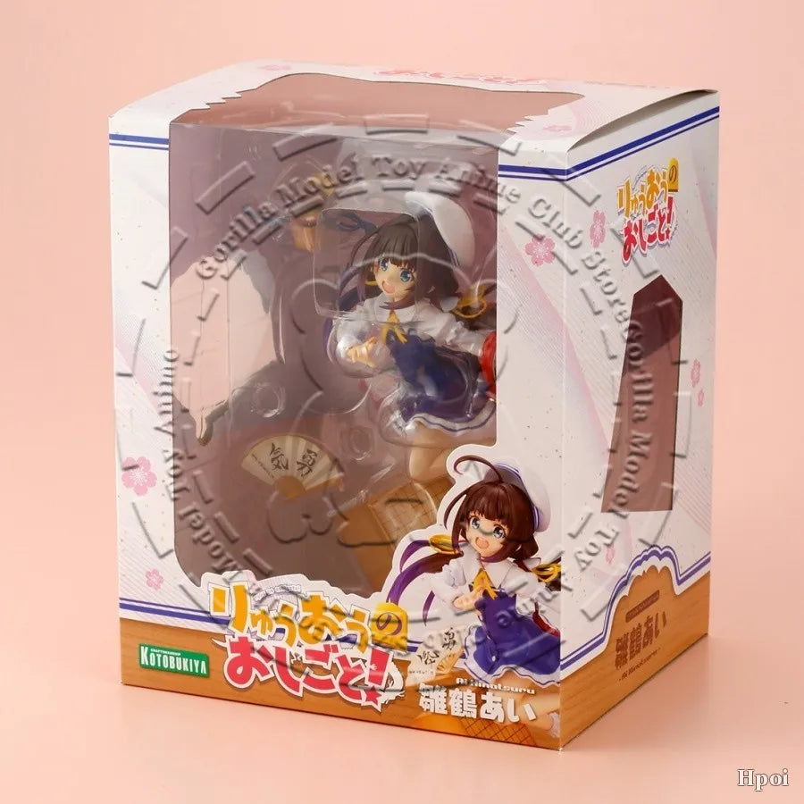 In Stock Original Genuine KOTOBUKIYA Ryuuou no Oshigoto! Hinauri Ai 178mm Anime Figure Statue Collectible Toy Gift Ornament