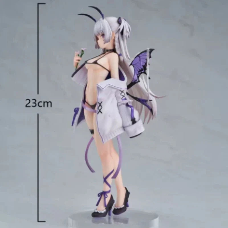Anime Purple Butterfly Girl Figure Bechuania Figure beautiful Girl Action Figurine Model Statue Doll Collection Decor Adult Gift
