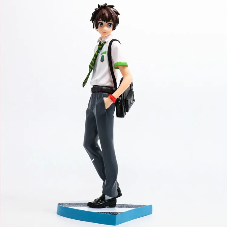 22cm Your Name Anime Figure Tachibana Taki/Miyamizu Mitsuha Action Figure Hodaka Morishima/Hina Amano Figurine Model Doll Toys