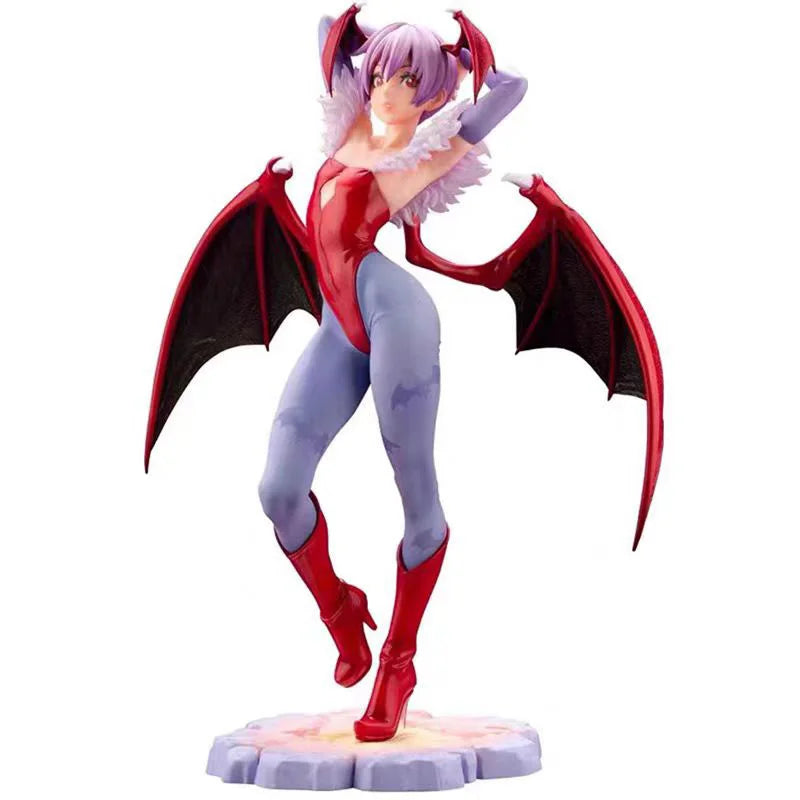 Darkstalkers Morrigan Aensland Lilith Felicia Anime Action Figure Kid Toys Model Toy Birthday Christmas Gift  ﻿