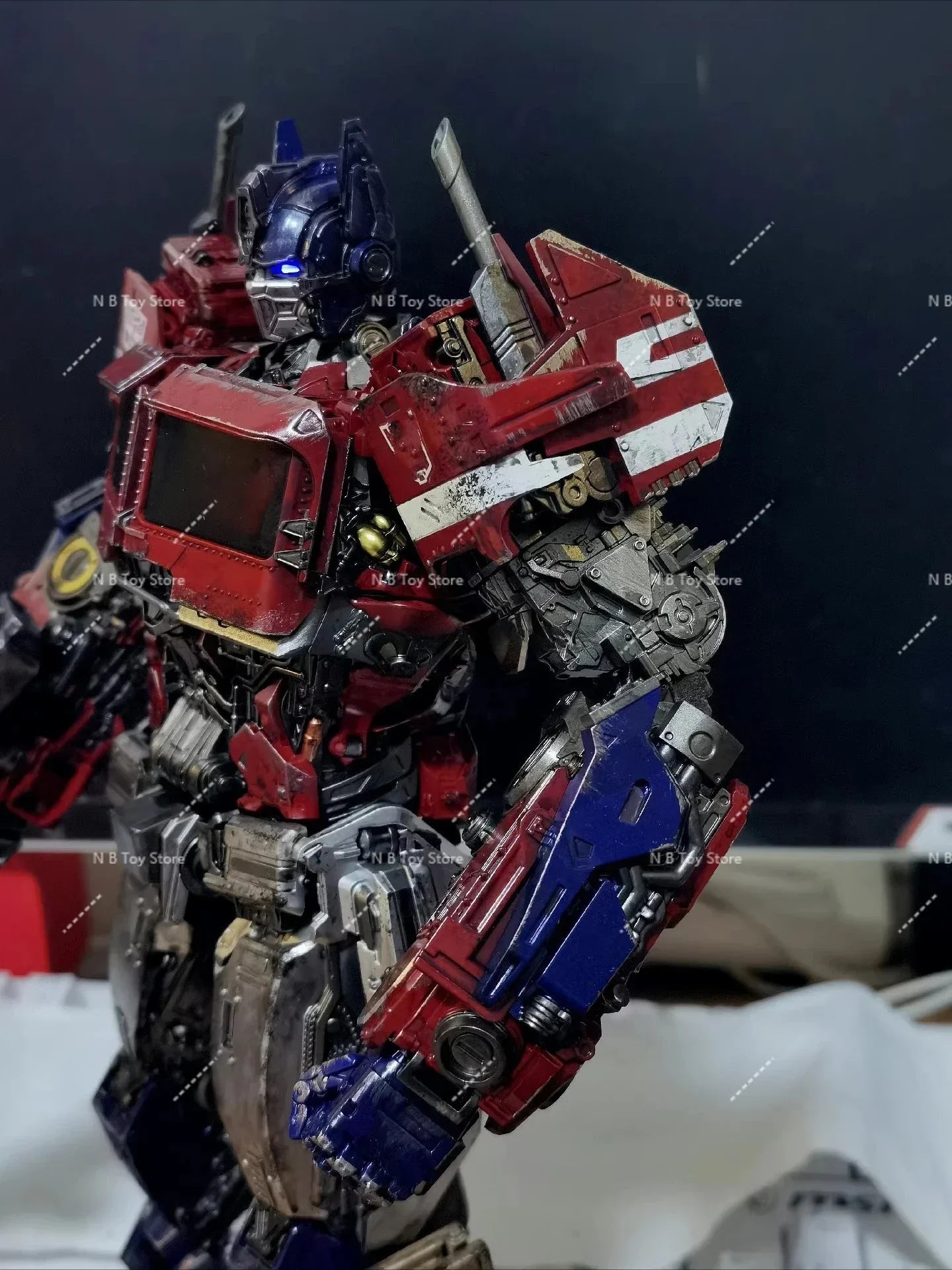 Transformation DIY Hand Painted Repaint Recoat MD-001 MD001 with Accessory Kit KO DLX 3A Alloy Op Commander Action Figure