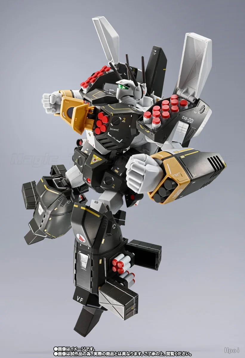 【In Stock】Original BANDAI SPIRITS DX Choujikuu Yousai Macross VF-1S Action Figure Ornaments Toys Gifts