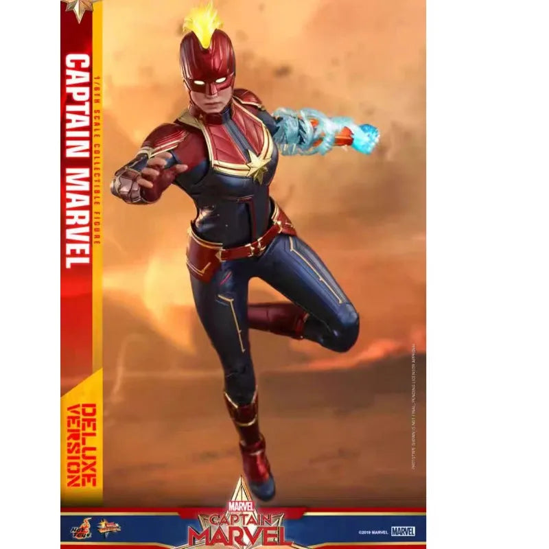 Original Hot Toys MARVEL Avengers 4: Captain Marvel MMS521 MMS522 Anime Figur Sammlerstücke Modelle