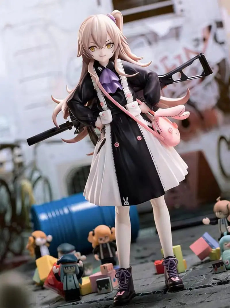 Girls' Frontline Ump45 Frontline Agent Lop-Eared Rabbit Anime Figure Model Ornament Beautiful Girl Statue Gk Collectible Decor