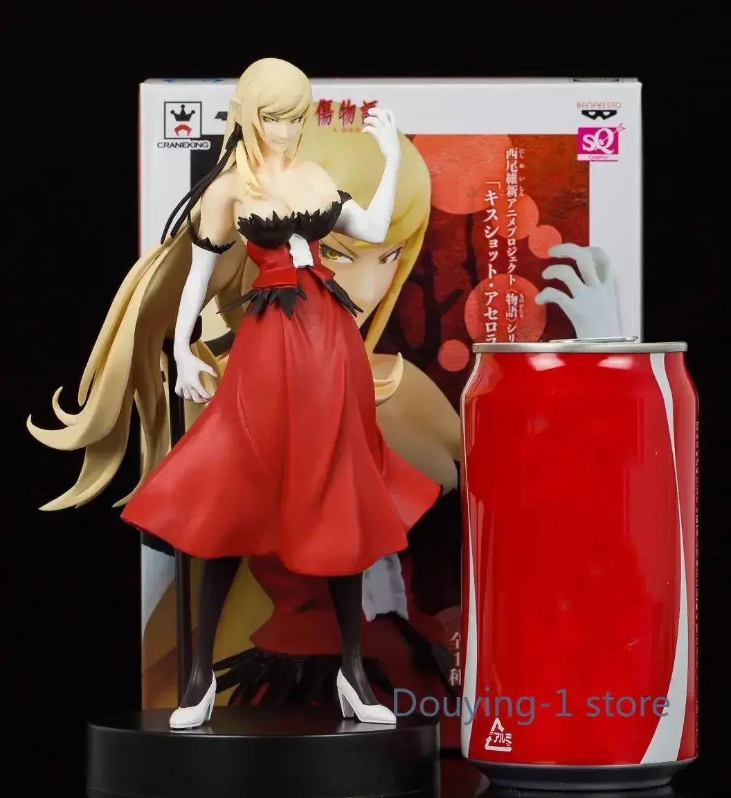 BANPRESTO Anime 18cm SQ Oshino Shinobu Kizumonogatari Action Figure Collection Model Toy
