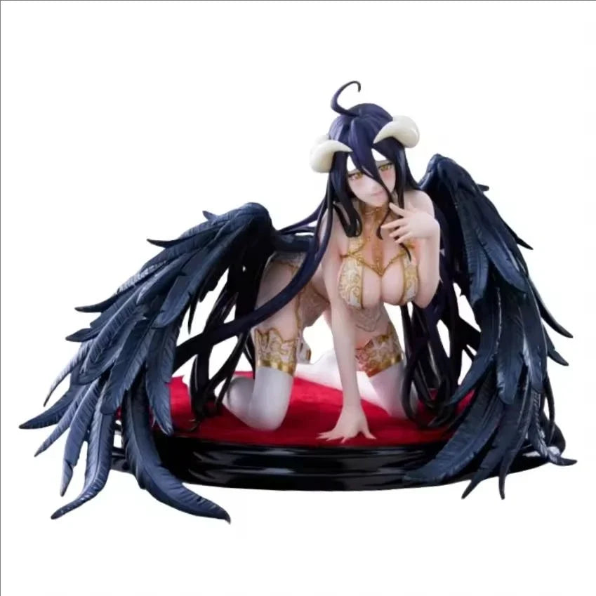NEW 15CM Overlord Albedo Lingerie Figure 1/7 Claynel Anime Girl PVC Action Figure Toy Albedo Statue Adult Collection Model Doll