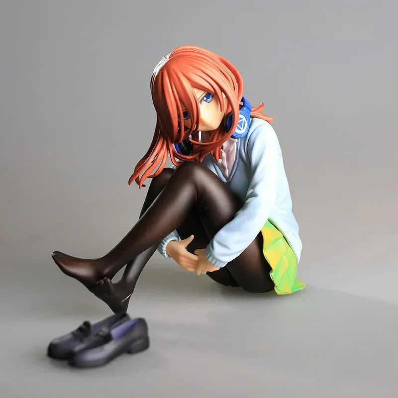 26cm The Quintessential Quintuplets Anime Girl Figure Miku Nakano Action Figure Nino Nakano Figurine Adult Model Doll Toys Gifts