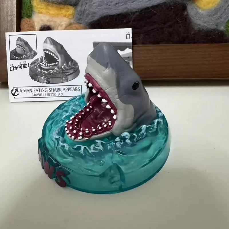 Great White Shark Scene Gashapon Toys Creative Action Figure Model Decoration Ornaments Collection Toys