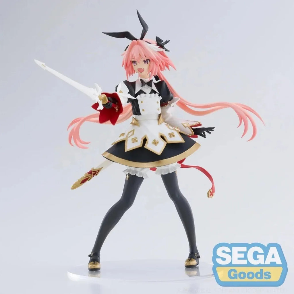 In Stock Original Genuine SEGA FIGURIZM FGO Fate Grand Order Astolfo Swordsman 21Cm Anime Collection Action Figure Model Kits