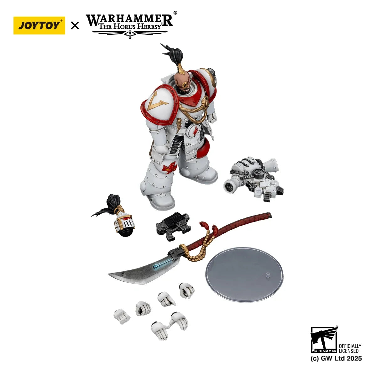 [Pre Order]JOYTOY 1/18 Action Figure Warhammer 40K White Scars Legion Praetor Ebon Keshig Terminator figures Toys