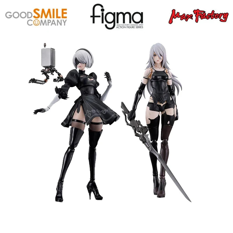 Good Smile Original Max Factory figma A2 649 2B 643 NieR:Automata Ver1.1a Anime Action Figures Kids Gift Collectible Model