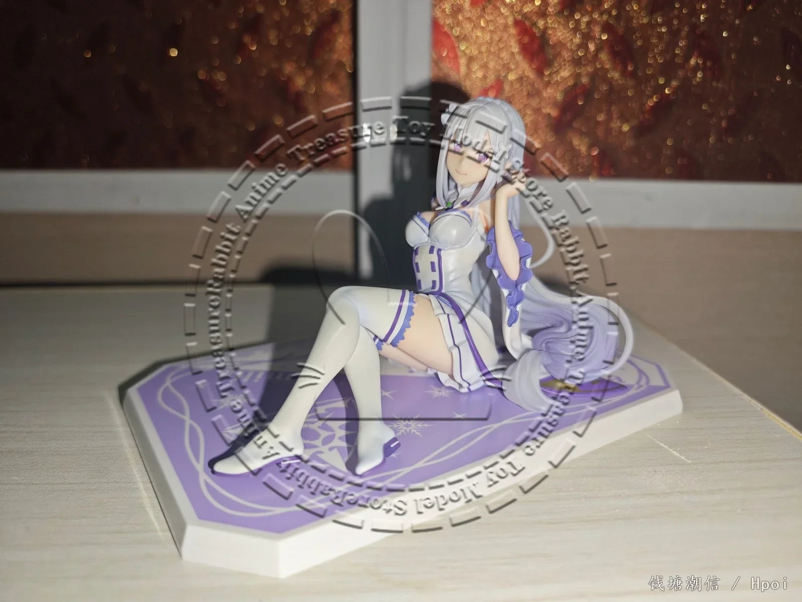 In Stock Original Genuine MegaHouse Palm-Sized Figure Re:ZERO Emilia Non PVC ABS Collectible