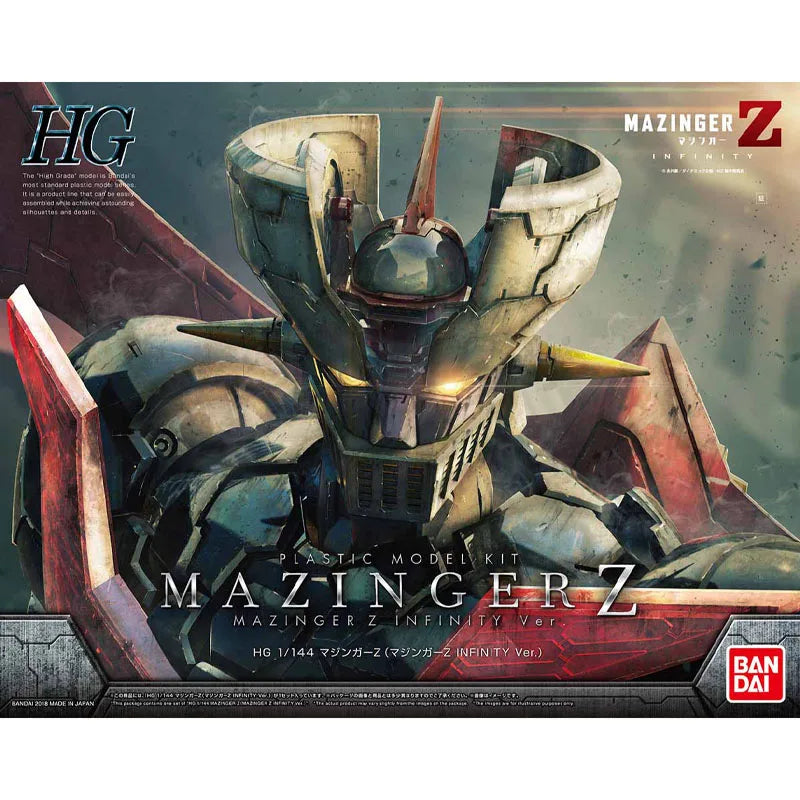 Out of Stock Bandai Original Genuine Figure Mazinger Z Model Kit Anime Figures HG Mazinger Z Infinity Collection Action Figure