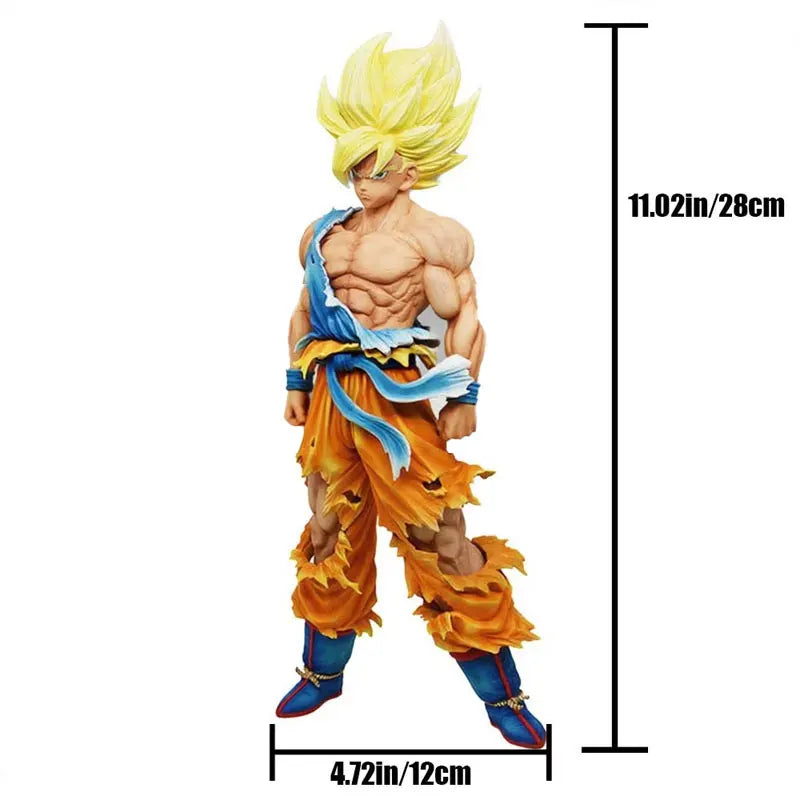 30cm Anime Figurine Dragon Ball Z Son Goku Figures Super Saiyan PVC Model Anime Peripheral Collection Decoration Doll Model Toy