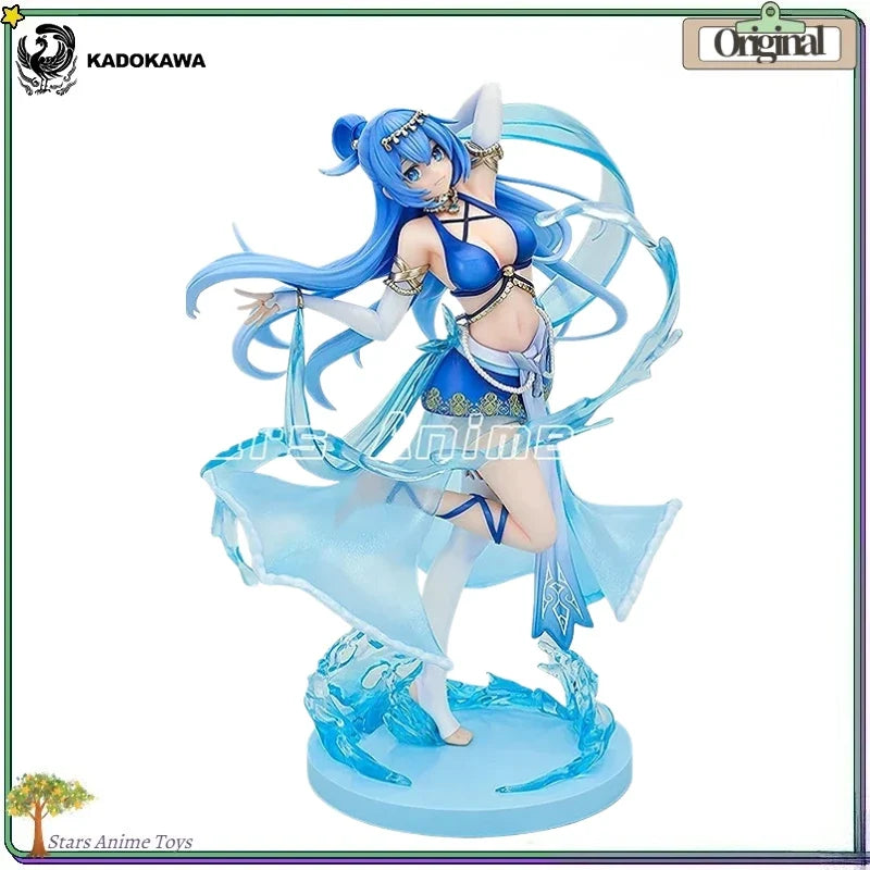Original KADOKAWA KDcolle Kono Subarashii Sekai Ni Shukufuku O! Aqua 10th Anniversary Dress Ver Model Animation Figure Toys