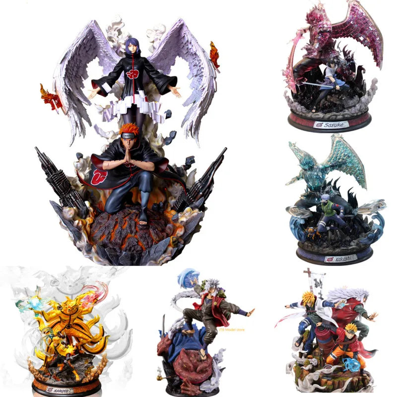 Naruto Shippuden Sale Anime Model Akatsuki Figurine Susanoo Madara Figure Figma Uchiha Itachi Sasuke Minato Toys For Boys Gift