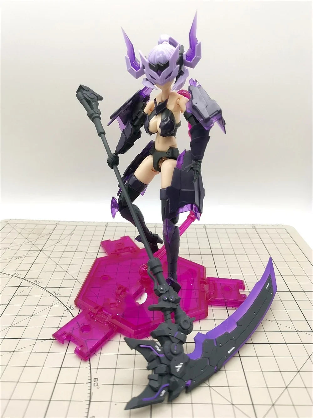 【No Figure】1/12 Scale Female Resin 3D Unpainted Conversion Parts Large Scythe Fit Kotobukiya Model For Collection For DIY