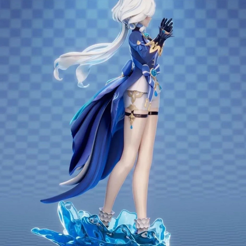 29cm Hot Game Genshin Impact Anime Girl Figures Furina Focalors Decoration Ornaments Figurines Doll Model Kids Toys Fans Gifts