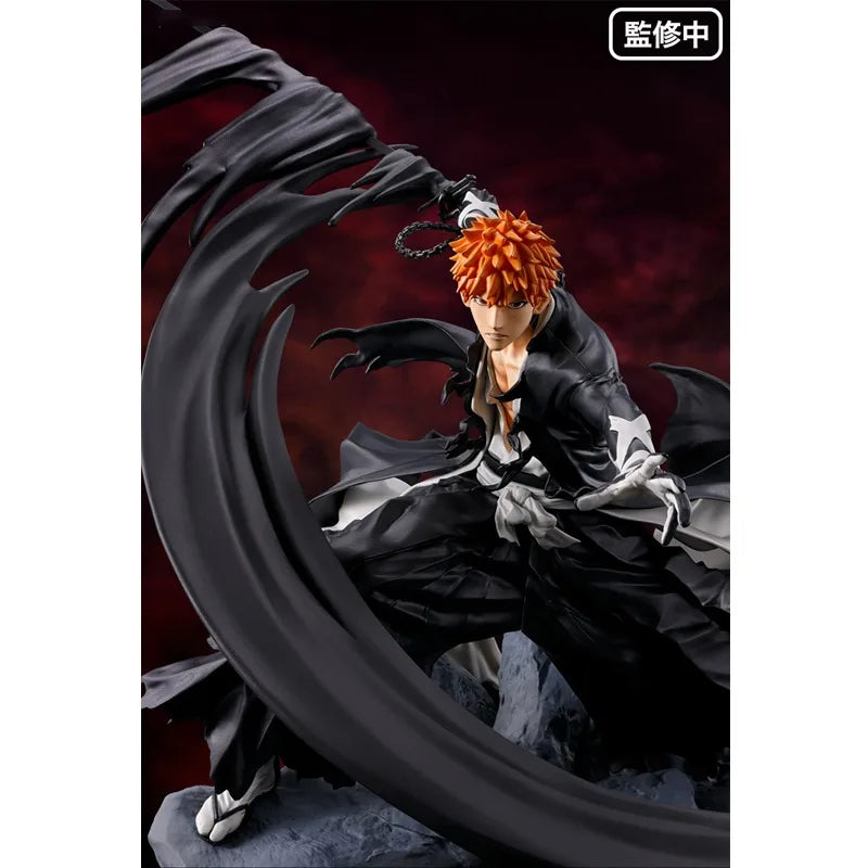 Bandai Genuine Figuarts ZERO BLEACH TOUSHIRO HITSUGAYA ICHIGO KUROSAKI BYAKUYA KUCHIKI RENJI ABARAI Anime Figure Model Toy Gift