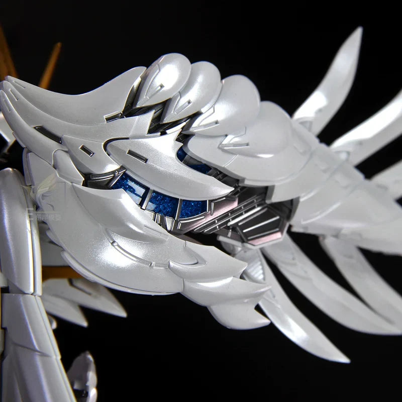 MGSD Wing Zero Snow White Ew Angel Version Spray Painted Plastic Toy Model Kit Action Figures Movable Mecha Model Boys Gifts