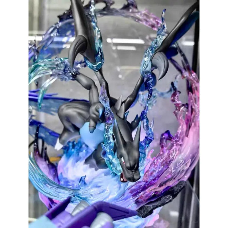 26cm Pokemon Figure Charizard Evolution Four Leaf Clover Anime Collectible Model Desktop Decorations Holiday Gifts Kids Toys