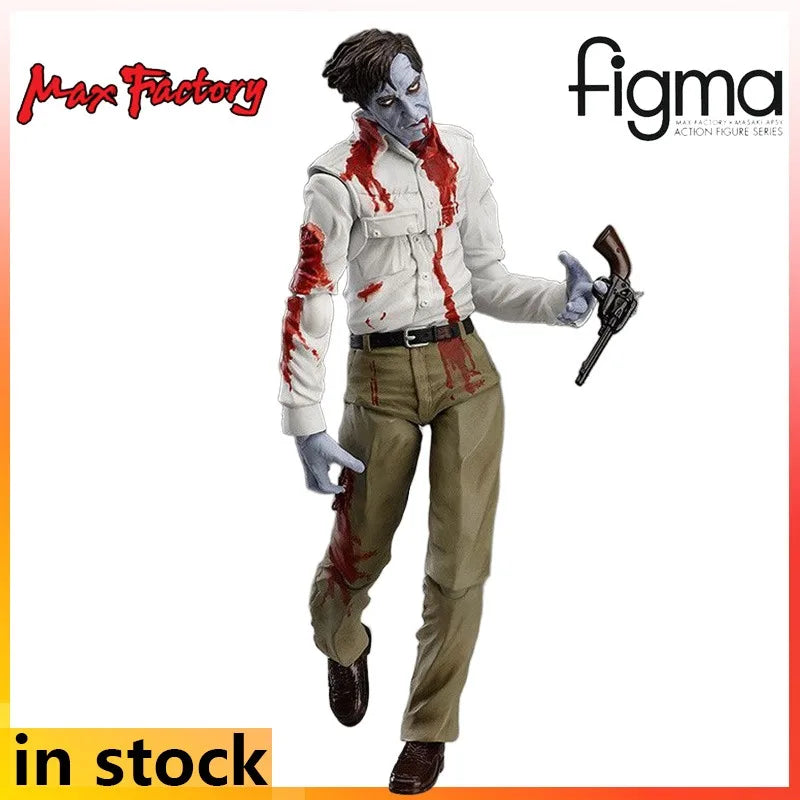 Max Factory Osoriginal Figma Dead Man Dawn 224 Pilot Zombie Anime Action FigureModel Toys Movable Model Ornaments Gifts for Boys