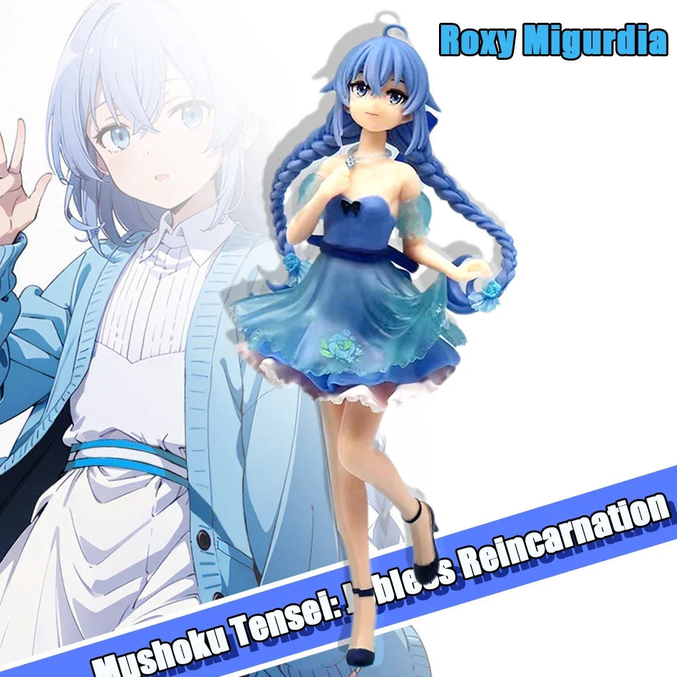 Anime Mushoku Tensei: Jobless Reincarnation  Magician Roxy Migurdia Action Figure | PVC Collection desktop Model