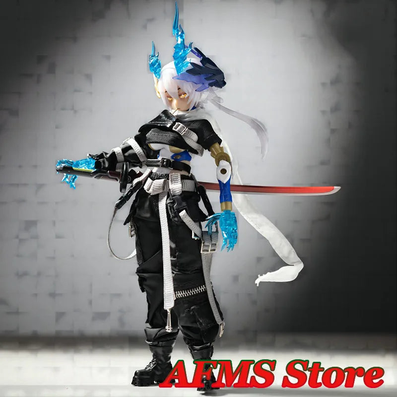 SHF 1/12 Anime Mobile Suit Girl Shirt Cargohose Stiefel Marginal Walker Serie Battle Gang Pioneer Kleidung für 6" Körper