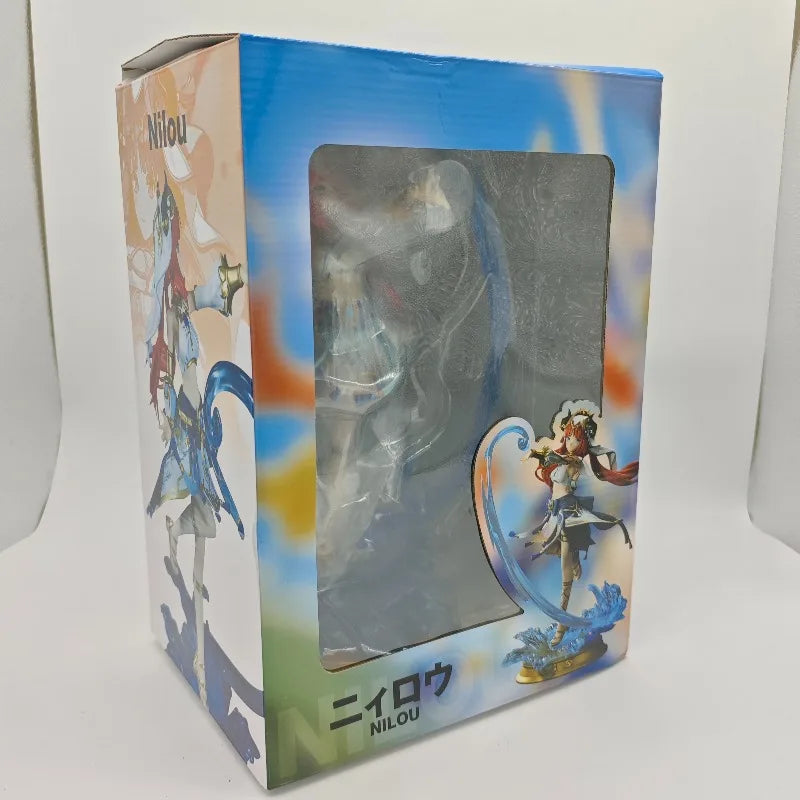 Mobile Game Anime Genshin Impact Astrologist Mona Megistus Figures Sexy Nilou Action Figures 23cm PVC Collection Birthday Toys