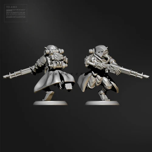 38mm Resin Soldier model kits figure colorless and self-assembled （3D Printing ） TD-4363