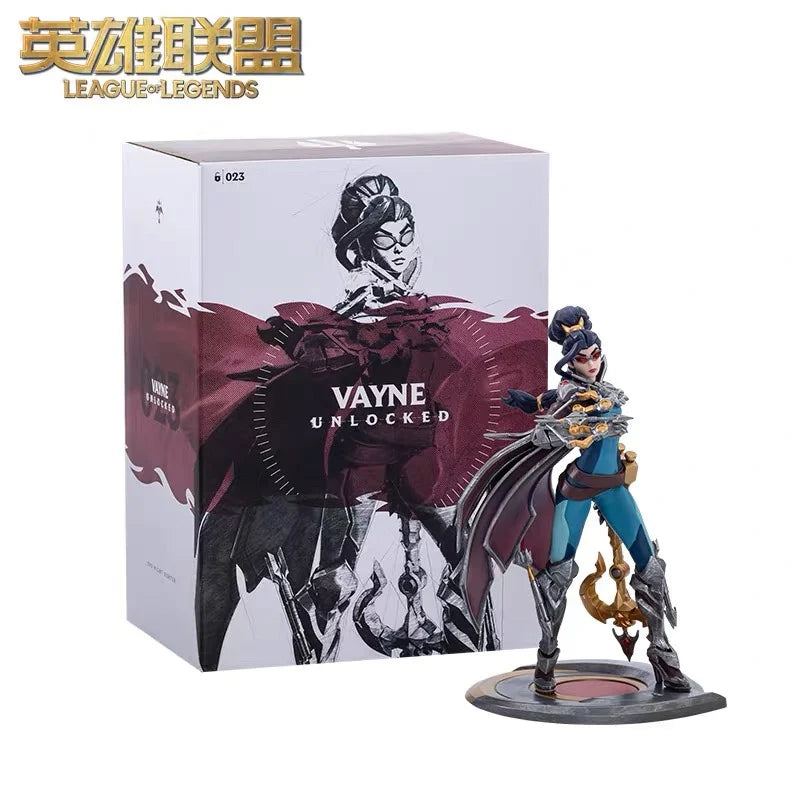 Original LOL League of Legends The Virtuoso Khada Jhin Game Dramatist Ember Sculpture Action Figure Ornaments Model Toys