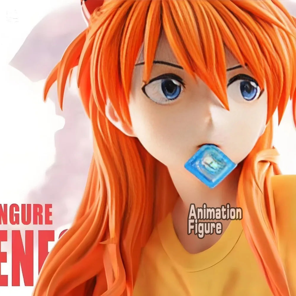22cm/8.66in Anime New Century Evangelion Figure Asuka Langley Soryu Action Figures Pvc Collection Model Toys for Gifts