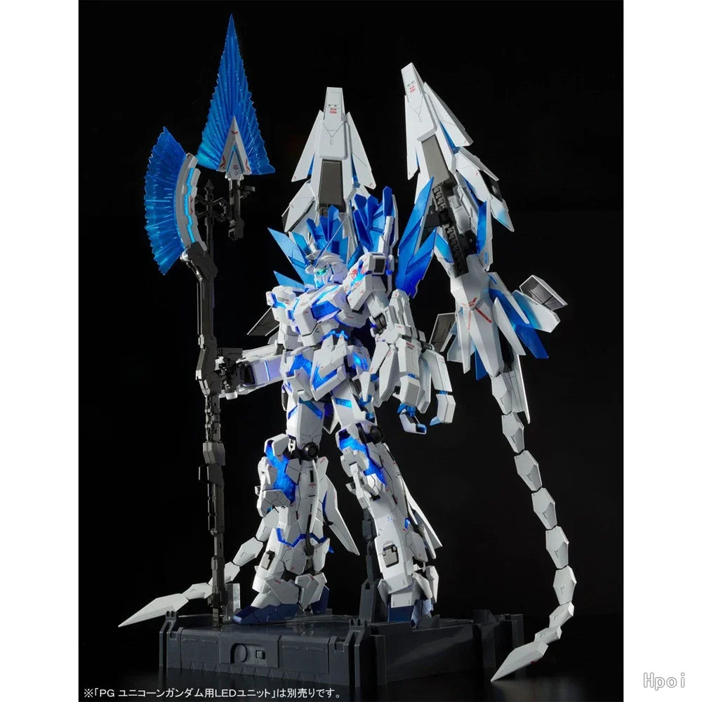 100% Authentic In Stock BANDAI GENUINE GUNDAM PB PG 1/60 Perfect Unicorn Gundam Full Armor Assembly Model Kit