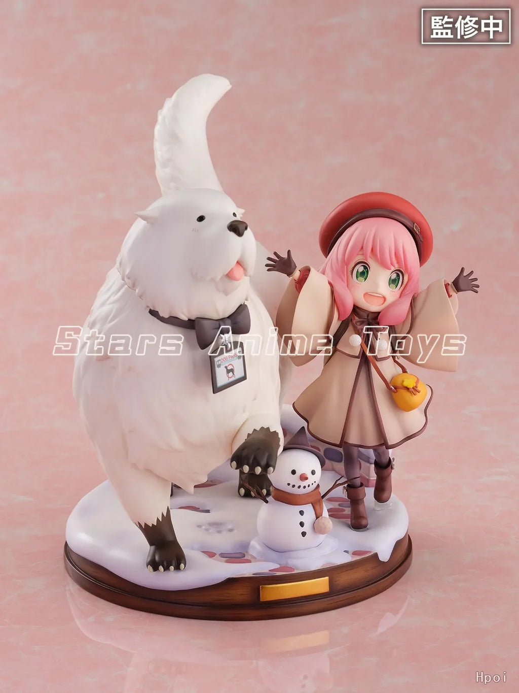 Original SSF SPY×FAMILY CODE: White ANYA FORGER and BOND FORGER 1/7 Ornaments Anime Figures Toy
