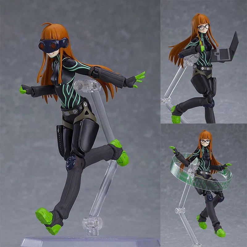 Max Factory Original Figma Series Persona 5 Rain Palace Lotus Wise Leaf Anime Mobile Model Handmade Accessories Toy Gifts