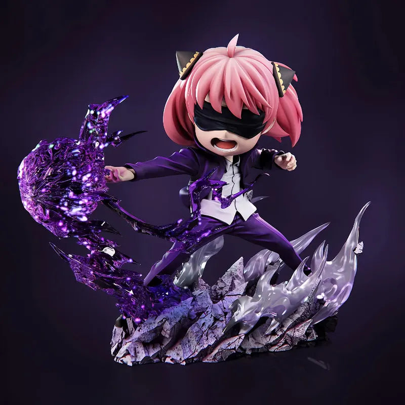 23cm Gk Anya Cos Gojo Satoru Double Head Swap Spy×Family Jujutsu Kaisen Anime Figure Model Statue Ornament Kids Gift Collection