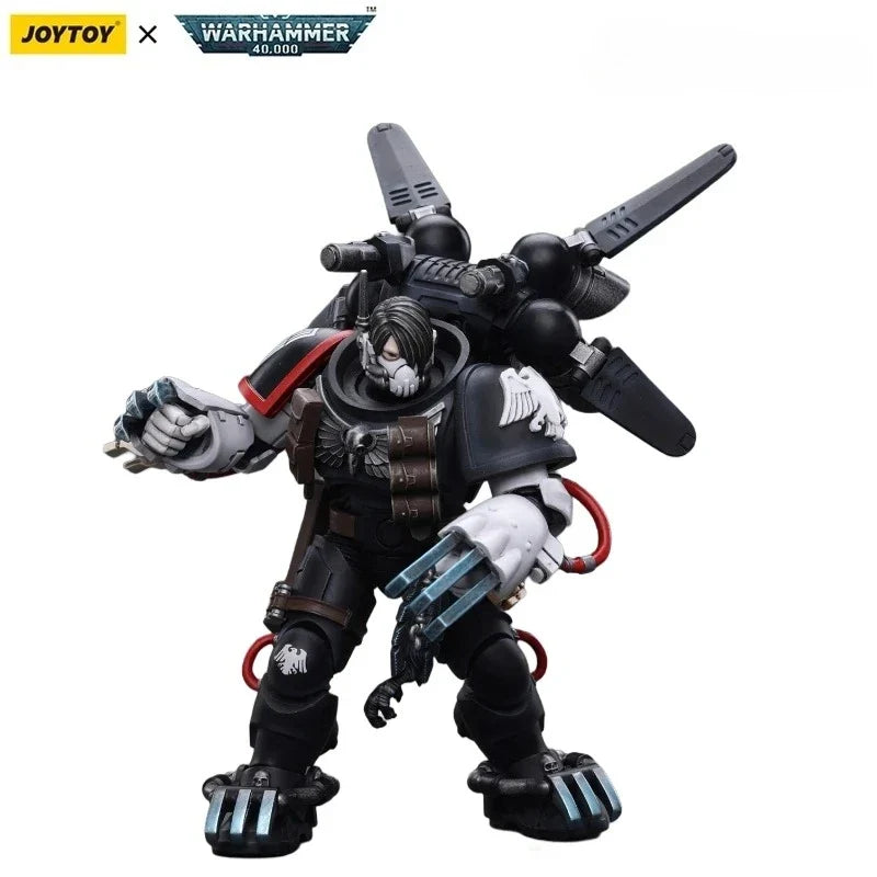 【MT】JOYTOY 1/18 Action Figure Warhammer 40K Raven Guard Chapter Master Kayvaan Shrike Model Toy Collection Series