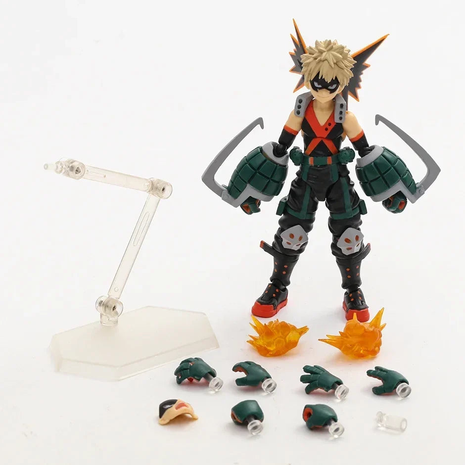 Figma Katsuki Bakugo 443 Midoriya Izuku 323 Action Figure Figurine Collection Model Toy