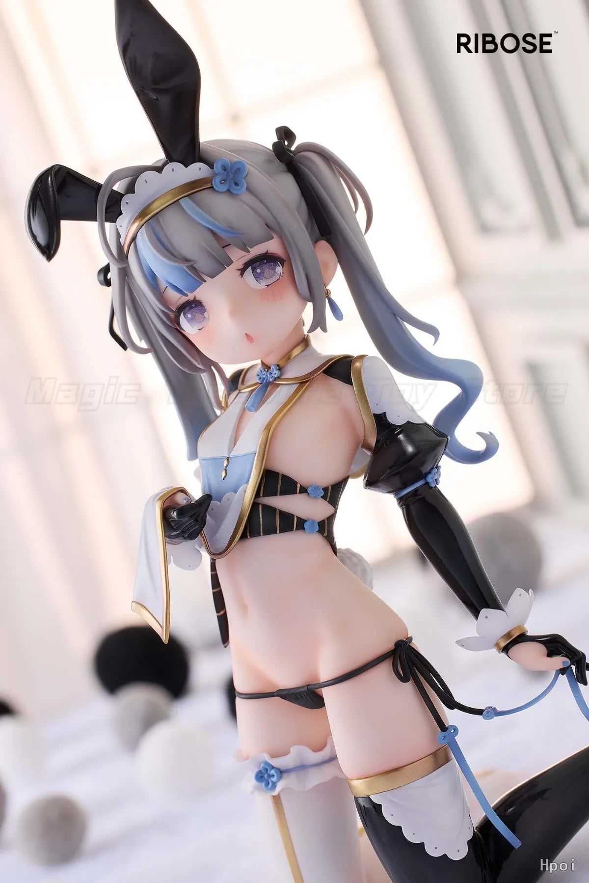 【In Stock】Original RIBOSE Chinese Maid Bunny Girl Mocha PANDA JIANG Model Toy Figure Gift