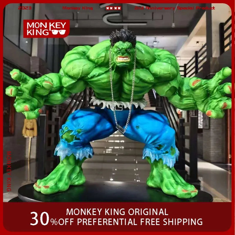 50cm The Avengers Figure Hulk Robert Bruce Banner Extra Large Anime Collectible Model Desktop Ornaments Kids Toys Holiday Gifts