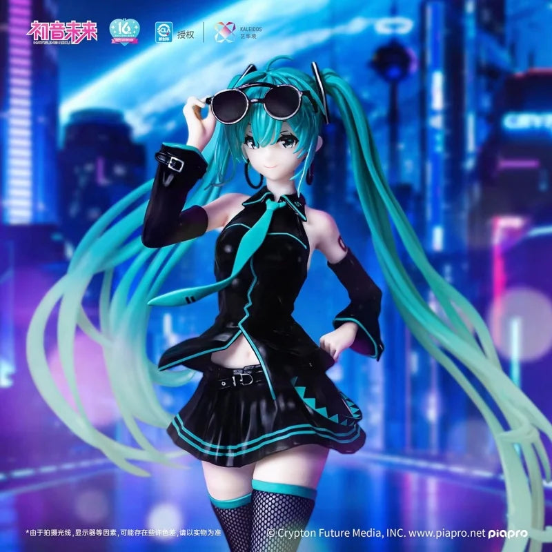 Hot New Original Hatsune Miku Figure Stylist 16th Birthday Commemoration Action Figurine Anime Collection Model Doll Xmas Gift