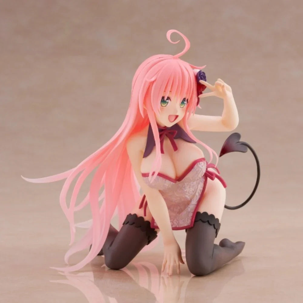 In Stock Taito Original Genuine To Love-Ru Darkness Desktop Cute Figure Lala Satalin Deviluke ChineseDress 13cm Model Toy Figure
