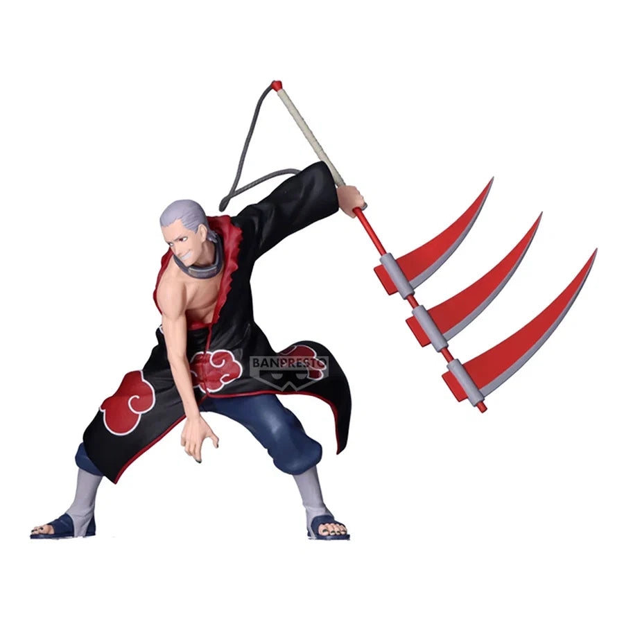 Banpresto Anime Naruto Shippuden Figurines Vibration Stars Hidan PVC Action Figures 140mm Figurals Collection Model Toys