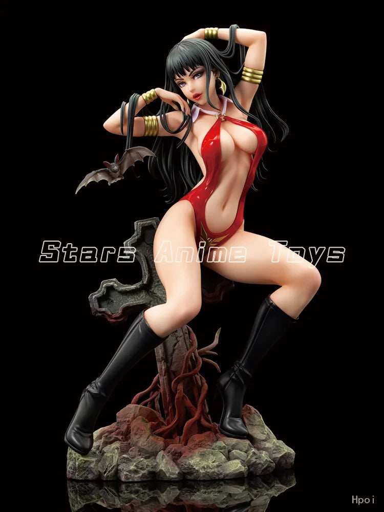 Original Kotobukiya BISHOUJO STATUE HORROR Beautiful Girl Vampirella 1/7 Dolls Animation Figures Models Collection